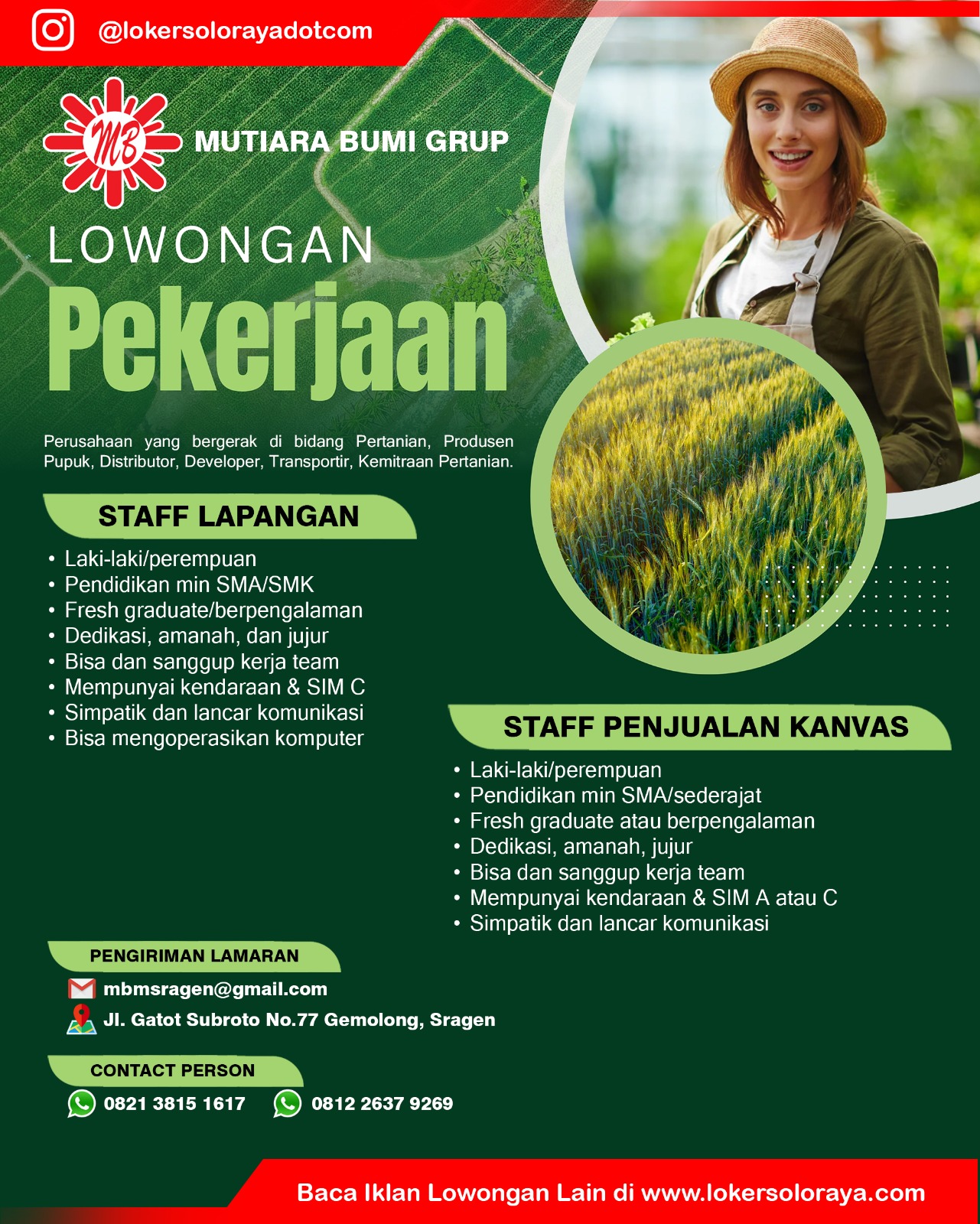 Proses Seleksi Lowongan Kerja Pertanian Sidoarjo